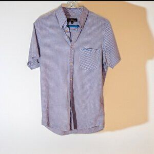 Ben Sherman Orange and Blue Gingham Button Down